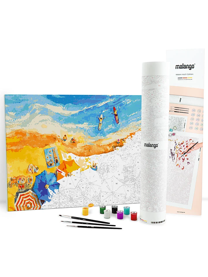 Schilderen-op-nummer-set "Strandvakantie" - Vanaf 14 Jaar 3 Schilderen-op-nummer-set "Strandvakantie" - Vanaf 14 Jaar
