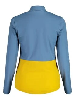 Maloja Functioneel Shirt "GiacobeaM" Lichtblauw/geel -Gstar Kleding Winkel maloja functioneel shirt giacobeam lichtblauw geel 1