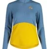 Maloja Functioneel Shirt "GiacobeaM" Lichtblauw/geel -Gstar Kleding Winkel maloja functioneel shirt giacobeam lichtblauw geel