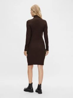 Zwangerschapsjurk "Jacina" Donkerbruin -Gstar Kleding Winkel mama licious zwangerschapsjurk jacina donkerbruin 3