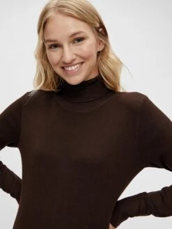 Zwangerschapsjurk "Jacina" Donkerbruin -Gstar Kleding Winkel mama licious zwangerschapsjurk jacina donkerbruin 4