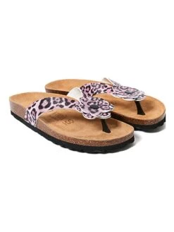 Teenslippers Roze/zwart -Gstar Kleding Winkel mandel teenslippers roze zwart 2