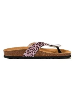 Teenslippers Roze/zwart -Gstar Kleding Winkel mandel teenslippers roze zwart 3