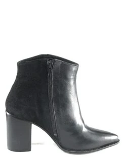 MANOUKIAN Leren Enkellaarzen "Zoé" Zwart -Gstar Kleding Winkel manoukian leren enkellaarzen zoe zwart 1