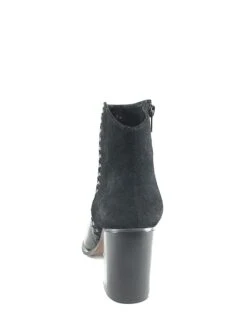 MANOUKIAN Leren Enkellaarzen "Zoé" Zwart -Gstar Kleding Winkel manoukian leren enkellaarzen zoe zwart 3