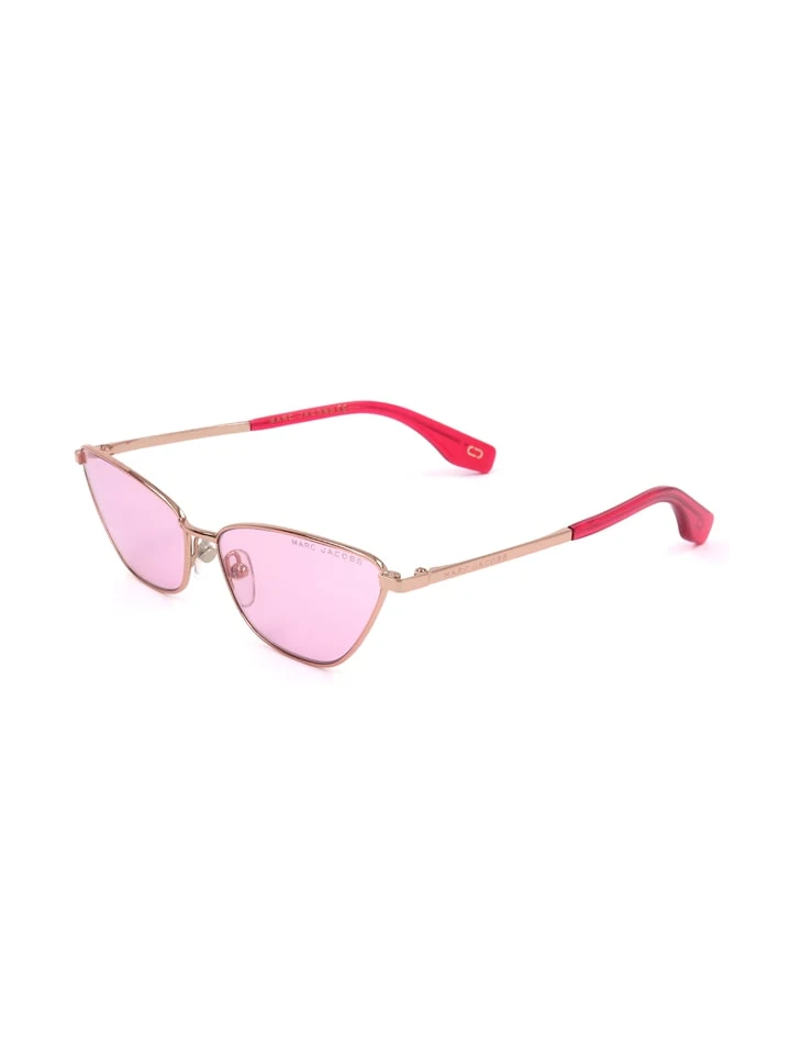 Marc Jacobs Dameszonnebril Goudkleurig-roze/lichtroze 4 Marc Jacobs Dameszonnebril Goudkleurig-roze/lichtroze - Afbeelding 2