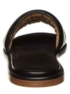 Leren Slippers "Sabrina 2A" Zwart -Gstar Kleding Winkel marc opolo shoes leren slippers sabrina 2a zwart 2