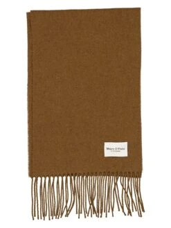 Marc O'Polo Wollen Sjaal Bruin -Gstar Kleding Winkel marc opolo wollen sjaal bruin 1