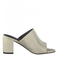 Marco Tozzi Leren Slippers Crème -Gstar Kleding Winkel marco tozzi leren slippers creme 2