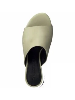 Marco Tozzi Leren Slippers Crème -Gstar Kleding Winkel marco tozzi leren slippers creme 3