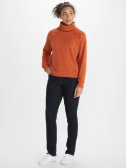 Marmot Fleece Trui "Rowan" Oranje -Gstar Kleding Winkel marmot fleece trui rowan oranje 2