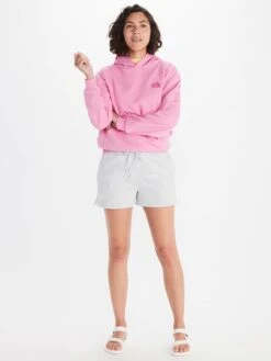 Marmot Hoodie "Peaks" Lichtroze -Gstar Kleding Winkel marmot hoodie peaks lichtroze 2