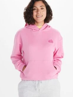 Marmot Hoodie "Peaks" Lichtroze