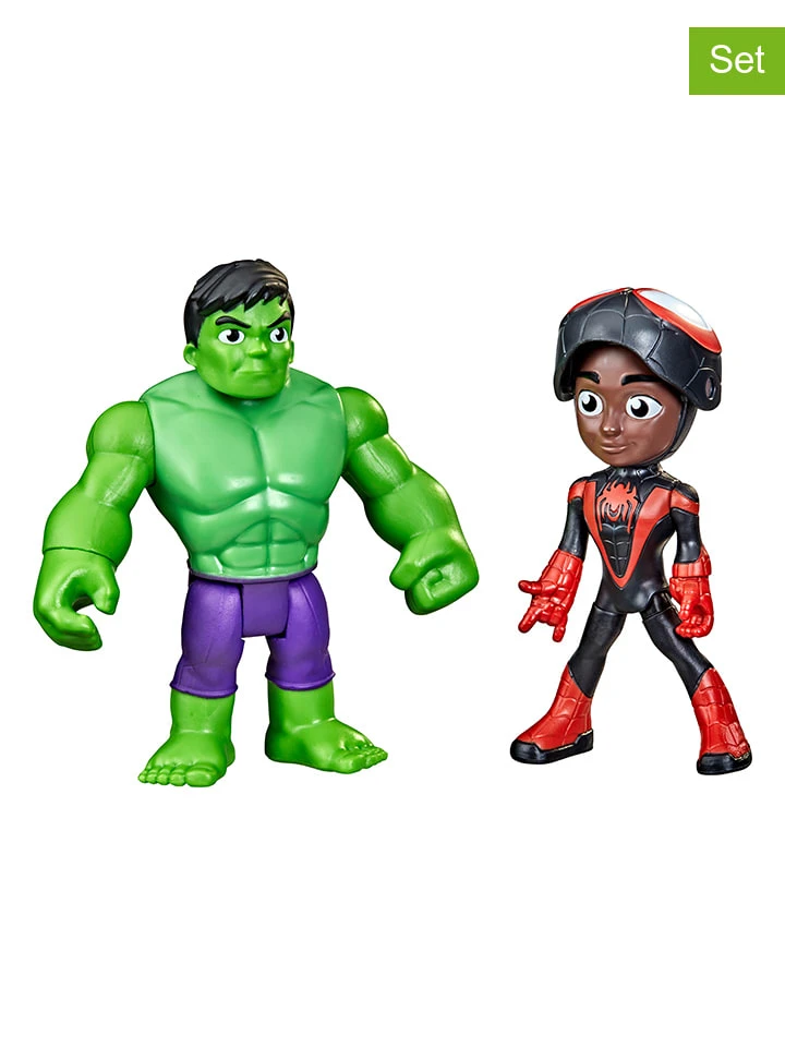 Marvel 2-delige Speelfigurenset "Miles And Hulk" - Vanaf 3 Jaar 3 Marvel 2-delige Speelfigurenset "Miles And Hulk" - Vanaf 3 Jaar