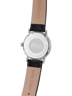 Kwartshorloge "Classique" Zwart/zilverkleurig -Gstar Kleding Winkel mathieu legrand kwartshorloge classique zwart zilverkleurig 3