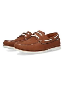 Leren Mocassins "Boaty" Bruin -Gstar Kleding Winkel mcgregor leren mocassins boaty bruin 2