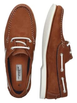 Leren Mocassins "Boaty" Bruin -Gstar Kleding Winkel mcgregor leren mocassins boaty bruin 3