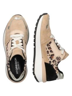 Leren Sneakers "Vinnie" Crème/zwart -Gstar Kleding Winkel mcgregor leren sneakers vinnie creme zwart 3