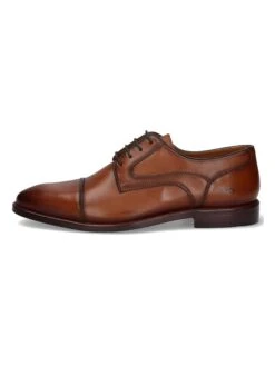 Leren Veterschoenen "Dressy" Bruin -Gstar Kleding Winkel mcgregor leren veterschoenen dressy bruin 1