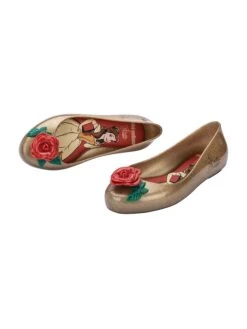 Melissa Ballerina's Goudkleurig -Gstar Kleding Winkel melissa ballerinas goudkleurig 3