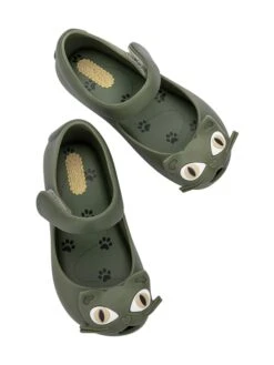 Melissa Ballerina's Met Bandje Kaki -Gstar Kleding Winkel melissa ballerinas met bandje kaki 4