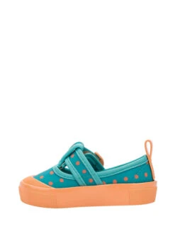 Melissa Ballerina's Met Bandje Petrol/oranje -Gstar Kleding Winkel melissa ballerinas met bandje petrol oranje 2