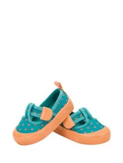 Melissa Ballerina's Met Bandje Petrol/oranje -Gstar Kleding Winkel melissa ballerinas met bandje petrol oranje 4