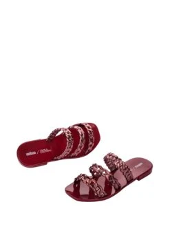 Melissa Slippers Bordeaux -Gstar Kleding Winkel melissa slippers bordeaux 3