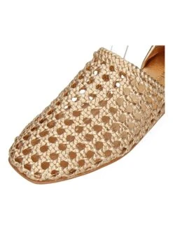 MELVIN & HAMILTON Leren Ballerina's "Melly 8" Goudkleurig -Gstar Kleding Winkel melvin and hamilton leren ballerinas melly 8 goudkleurig 3