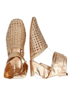 MELVIN & HAMILTON Leren Ballerina's "Melly 8" Goudkleurig -Gstar Kleding Winkel melvin and hamilton leren ballerinas melly 8 goudkleurig 6