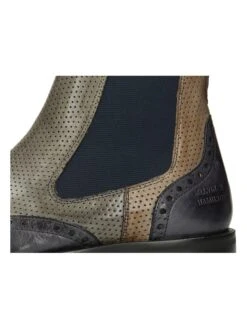 MELVIN & HAMILTON Leren Chelseaboots "Alex 9" Kaki/zwart -Gstar Kleding Winkel melvin and hamilton leren chelseaboots alex 9 kaki zwart 3
