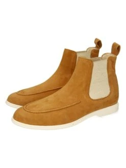 MELVIN & HAMILTON Leren Chelseaboots "Earl 21" Camel/beige -Gstar Kleding Winkel melvin and hamilton leren chelseaboots earl 21 camel beige 5