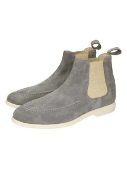 MELVIN & HAMILTON Leren Chelseaboots "Earl 21" Grijs/beige -Gstar Kleding Winkel melvin and hamilton leren chelseaboots earl 21 grijs beige 5
