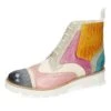 MELVIN & HAMILTON Leren Enkellaarzen "Amelie 17" Lichtroze/geel/donkerblauw -Gstar Kleding Winkel melvin and hamilton leren enkellaarzen amelie 17 lichtroze geel donkerblauw