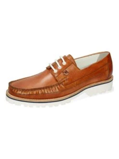 MELVIN & HAMILTON Leren Mocassins "Dustin 6" Lichtbruin