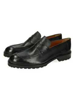 MELVIN & HAMILTON Leren Mocassins "George 5" Zwart -Gstar Kleding Winkel melvin and hamilton leren mocassins george 5 zwart 5