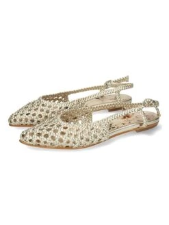 MELVIN & HAMILTON Leren Slingballerinas "Alexa 27" Goudkleurig -Gstar Kleding Winkel melvin and hamilton leren slingballerinas alexa 27 goudkleurig 5