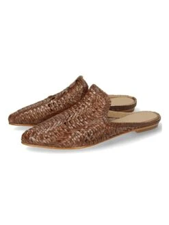 MELVIN & HAMILTON Leren Slippers "Lydia 2" Lichtbruin -Gstar Kleding Winkel melvin and hamilton leren slippers lydia 2 lichtbruin 5