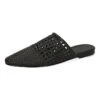 MELVIN & HAMILTON Leren Slippers "Mira 3" Zwart