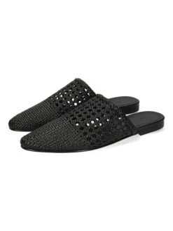 MELVIN & HAMILTON Leren Slippers "Mira 3" Zwart -Gstar Kleding Winkel melvin and hamilton leren slippers mira 3 zwart 5