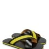 MELVIN & HAMILTON Leren Slippers Zwart/geel -Gstar Kleding Winkel melvin and hamilton leren slippers zwart geel