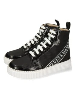 MELVIN & HAMILTON Leren Sneakers "Nuri 14" Zwart -Gstar Kleding Winkel melvin and hamilton leren sneakers nuri 14 zwart 3