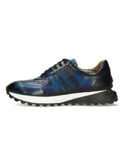 MELVIN & HAMILTON Leren Sneakers "Richmond 1" Blauw -Gstar Kleding Winkel melvin and hamilton leren sneakers richmond 1 blauw 1