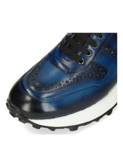 MELVIN & HAMILTON Leren Sneakers "Richmond 1" Blauw -Gstar Kleding Winkel melvin and hamilton leren sneakers richmond 1 blauw 3