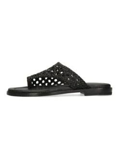 MELVIN & HAMILTON Leren Teenslippers "Elodie 16" Zwart -Gstar Kleding Winkel melvin and hamilton leren teenslippers elodie 16 zwart 1