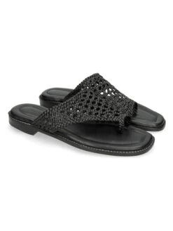 MELVIN & HAMILTON Leren Teenslippers "Elodie 16" Zwart -Gstar Kleding Winkel melvin and hamilton leren teenslippers elodie 16 zwart 5