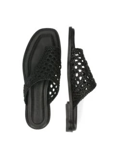 MELVIN & HAMILTON Leren Teenslippers "Elodie 16" Zwart -Gstar Kleding Winkel melvin and hamilton leren teenslippers elodie 16 zwart 6