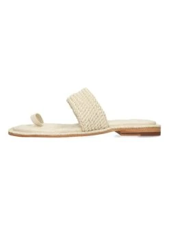 MELVIN & HAMILTON Leren Teenslippers "Sandra 47" Crème -Gstar Kleding Winkel melvin and hamilton leren teenslippers sandra 47 creme 1