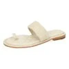 MELVIN & HAMILTON Leren Teenslippers "Sandra 47" Crème