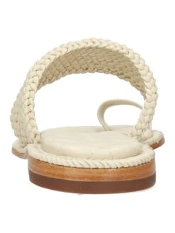 MELVIN & HAMILTON Leren Teenslippers "Sandra 47" Crème -Gstar Kleding Winkel melvin and hamilton leren teenslippers sandra 47 creme 4